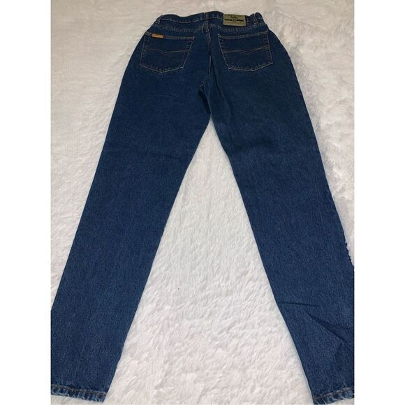 Vintage Jordache Dark Wash Tapered Jeans 13/14 - Picture 8 of 13